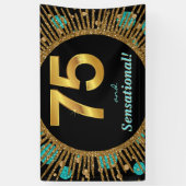 Frauen 75. Geburtstag Banner (Vertikal)