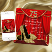 Frauen 75. Geburtstag Einladung