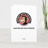 Frauen 80. Geburtstag Karte (Rückseite)