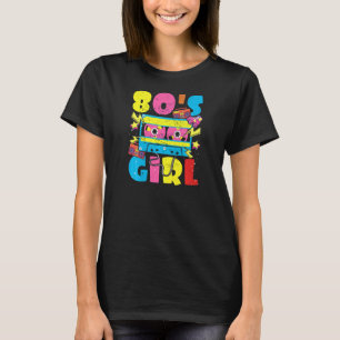 Frauen 80er-Girl 80er Party Themenoutfit Vintag Re T-Shirt