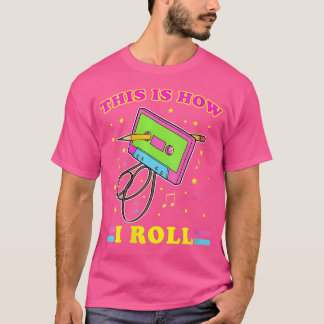 Frauen 90er Hip Hop Shirt Männer Kassettenband Shi