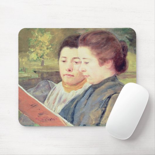 Frauen-Ablesen Mousepad (Mit Mouse)