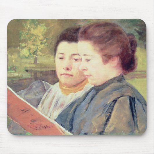 Frauen-Ablesen Mousepad (Vorne)