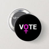 Frauen-Abstimmung Button (Vorne & Hinten)