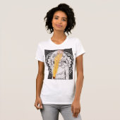 Frauen abstrakt blasen Shirt Asteroid (Vorne ganz)