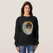 Frauen Abstrakt Sweatshirt (Vorne ganz)
