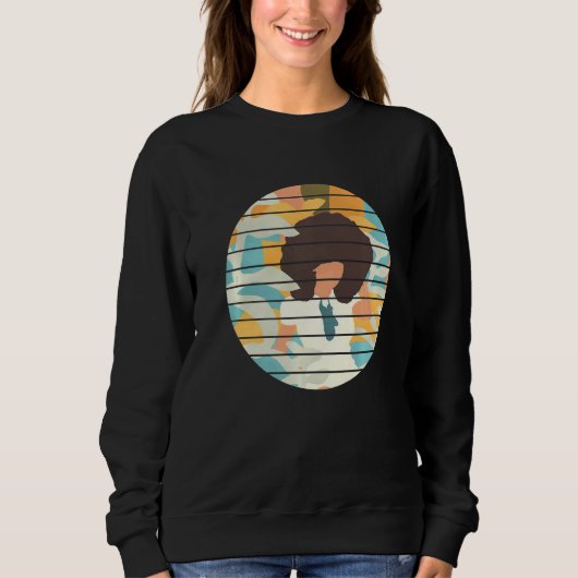 Frauen Abstrakt Sweatshirt (Vorderseite)