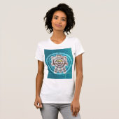 Frauen abstrakte Leinwand Shirt (Vorne ganz)