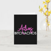 Frauen Adios Achos Women Men Funny Cinco De Mayo V Karte (Gelbe Blume)