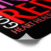 Frauen Aka Pink wird rot für die Auszeichnungen fü Poster (Ecke)