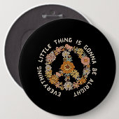 Frauen, alles Kleine ist, dass es gut geht, Friede Button (Vorne & Hinten)