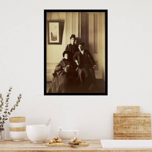 Frauen als Männer 1895 Poster (Küche)