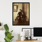 Frauen als Männer 1895 Poster (Heimbüro)