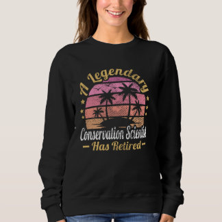 Frauen als Wissenschaftlerin zum Schutz der Legend Sweatshirt