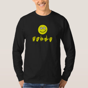 Frauen als Zeichen für tiefes Lächeln und INSPIRIE T-Shirt