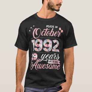 Frauen am 29. Geburtstag Blumengeschenk für Frauen T-Shirt