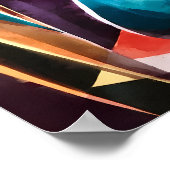 Frauen am Dressing Table Moderne Abstrakte Schönhe Poster (Ecke)