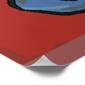 Frauen am Handy Abstrakt 5 Poster (Ecke)