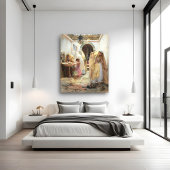 Frauen am Springbrunnen Poster