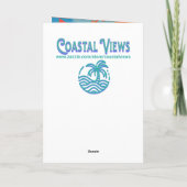 Frauen am Strand Abstrakt denken Karte (Rückseite)