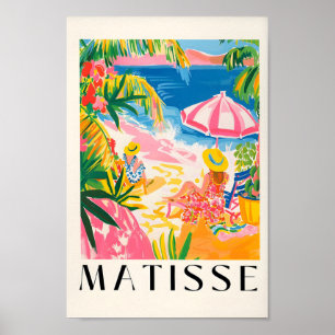 Frauen am Strand Art Print, Bohemischer Deko am St