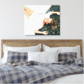 Frauen am Strand Leinwanddruck (Insitu (Schlafzimmer))
