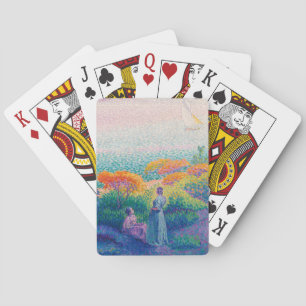 FRAUEN AM UFER GEMÄLDE SPIELKARTEN