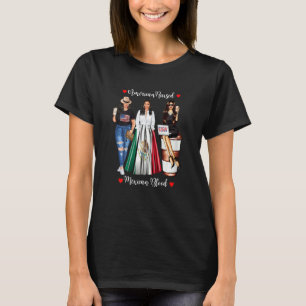 Frauen Amerikanisch Aufgezogen Mexikanisches Blut T-Shirt