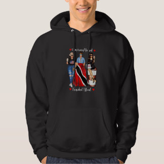 Frauen Amerikanisch Aufgezogen Trinidad und Tobago Hoodie