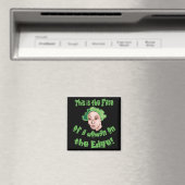 Frauen an der Kante Magnet (In Situ (Geschirrspüler))