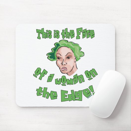 Frauen an der Kante Mousepad (Mit Mouse)
