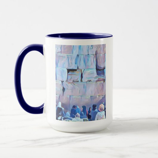 Frauen an der Western Wall Jerusalem Tasse (Links)