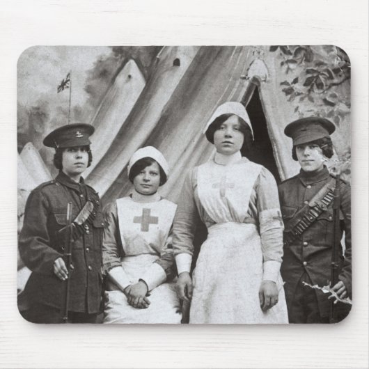 Frauen an Krieg, 1914-18 Mousepad (Vorne)