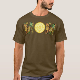 Frauen Ananas Mama Outfit Aloha Hawaii Beaches F T-Shirt
