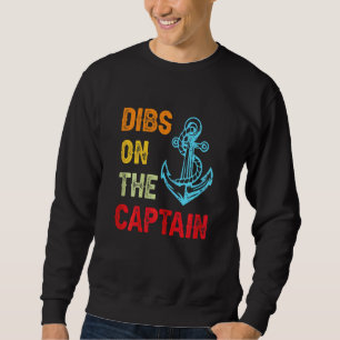 Frauen Anspruch auf die Kapitäns-Gattin Kapitän Sweatshirt