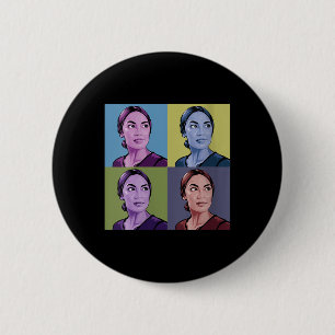 Frauen Aoc Alexandria Ocasio-cortez First Female P Button