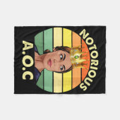 Frauen Aoc Alexandria Ocasio-cortez First Female P Fleecedecke (Vorderseite (Horizontal))