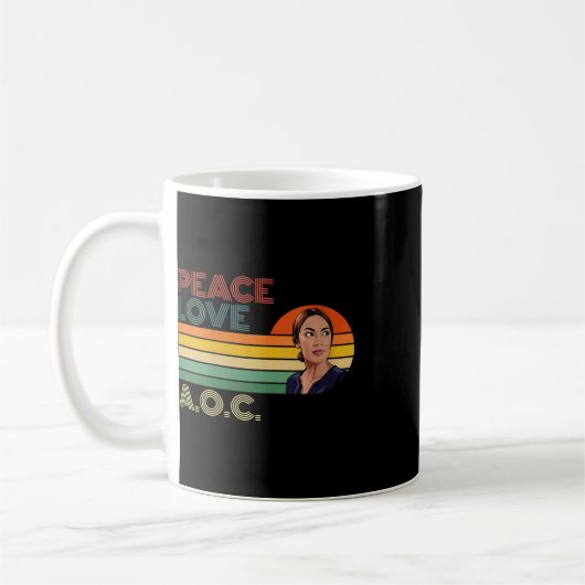 Frauen Aoc Alexandria Ocasio-cortez First Female P Kaffeetasse (Links)