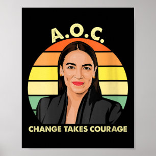 Frauen Aoc Alexandria Ocasio-cortez First Female P Poster