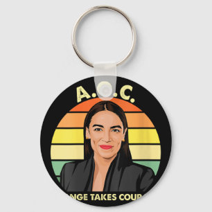 Frauen Aoc Alexandria Ocasio-cortez First Female P Schlüsselanhänger