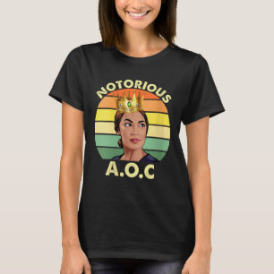 Frauen Aoc Alexandria Ocasio-cortez First Female P T-Shirt