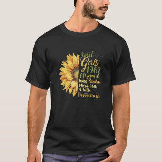 Frauen April Mädchen 1962 60 Jahre alt 60. Geburts T-Shirt