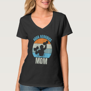 Frauen Aqua Aerobics Mama Wasser Aerobic T-Shirt