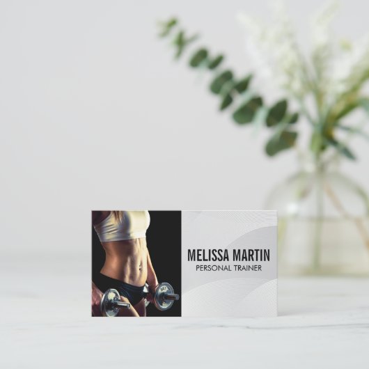 Frauen arbeiten visitenkarte (Stehend Vorderseite)