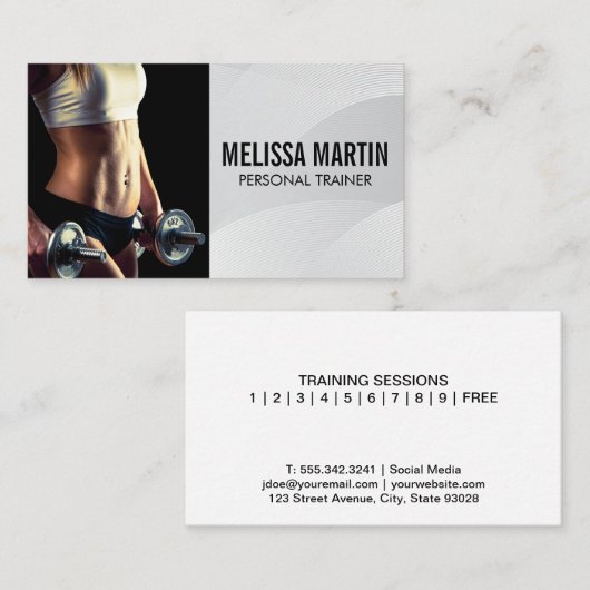 Frauen arbeiten visitenkarte (Vorne/Hinten)