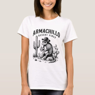 Frauen-Armachillo-Desert-Vibes-Cowboy-Bandana T-Shirt