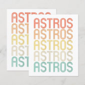 Frauen Astros (Vorne/Hinten)