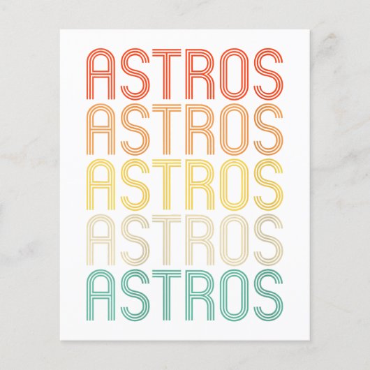 Frauen Astros (Vorderseite)