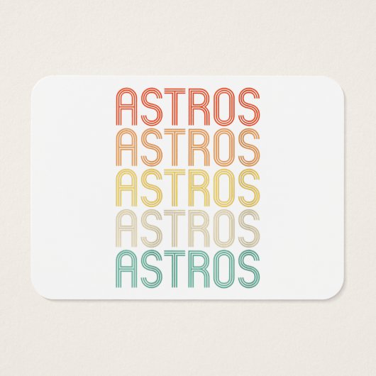 Frauen Astros (Rückseite)