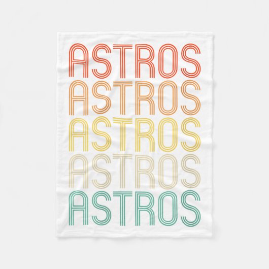 Frauen Astros Fleecedecke (Vorderseite)